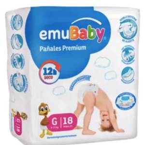 O. Emubaby Pañales G Premium, 8 Paquetes.
