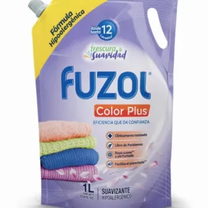 G.1.2. Suavizante Fuzol 1 Lt Hipoalergénico Color Plus.