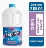 H.2.3.1. Cloro Concentrado Ultra Poder al 5 % Impeke 2 lt Lavanda.