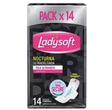 D.5.3. Toalla higiénica Ladysoft Nocturna Ultradelgada 14 uds con alas