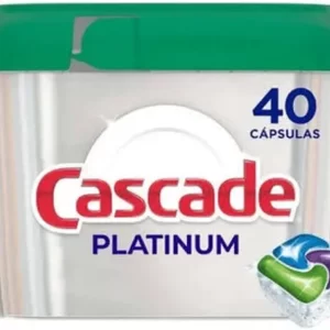 F.0.0. Detergente Lavavajilla Cascade Platinum Pods 40 unid.