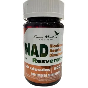 B.0.2. NAD + Resveratrol 500 mg 60 cápsulas.