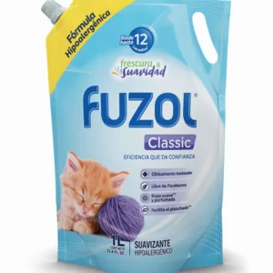 G.1.0. Suavizante Fuzol 1 lt Hipoalergénico Classic.