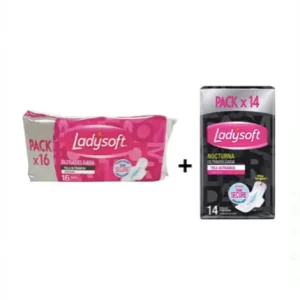 D.5.4. Pack Toalla higiénica Ladysoft (día + noche) 30 unidades.