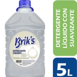 F.2.1. Detergente 5 lt Briks Blanco con Suavizante.