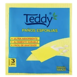 H.3.4.1. Paño Esponja Teddy - 3 unidades.