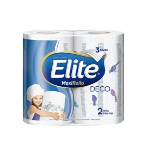 E.1.7.1. Toalla Nova Elite Deco MaxiRollo 20 mt, 2 rollos doble hoja.