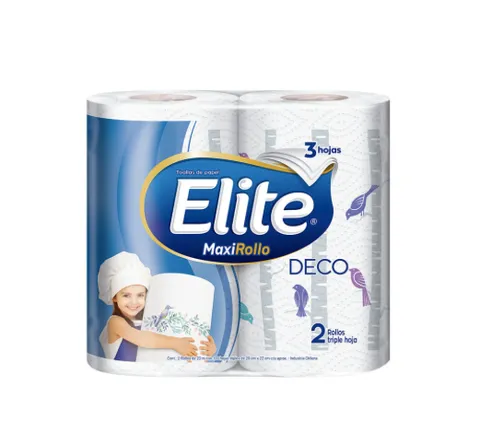 E.1.7.1. Toalla Nova Elite Deco MaxiRollo 20 mt, 2 rollos doble hoja.