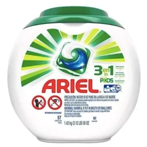 F.0.6. Detergente Ariel Pods 3 en 1 (57 cápsulas).