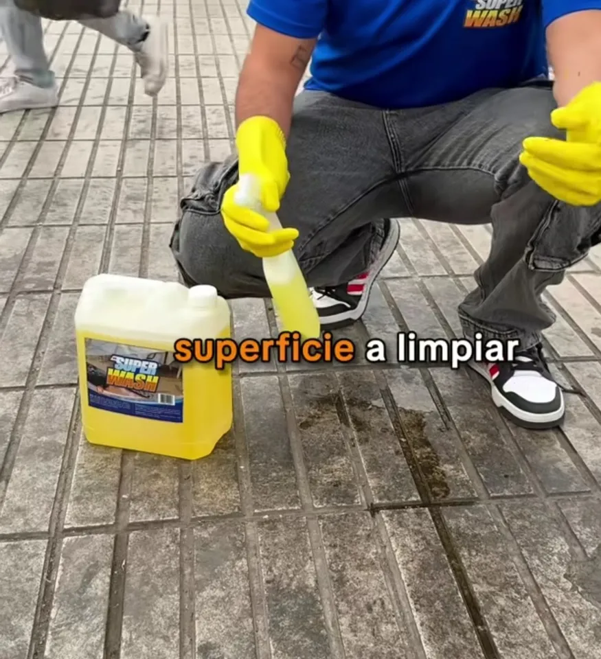H.0.1. Poderoso Super Wash Limpiador De Pisos 5 Litros. - Imagen 2