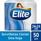 E.0.8. Servilletas Cóctel Elite Ultra Suave Una Hoja 24x24cm 200 Un. - Imagen 4