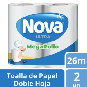E.1.5.1 Toalla Nova Ultra MegaRollo 24 m. 2 rollos doble hoja.