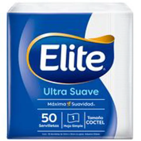 E.0.8. Servilletas Cóctel Elite Ultra Suave Una Hoja 24x24cm 200 Un. - Imagen 5