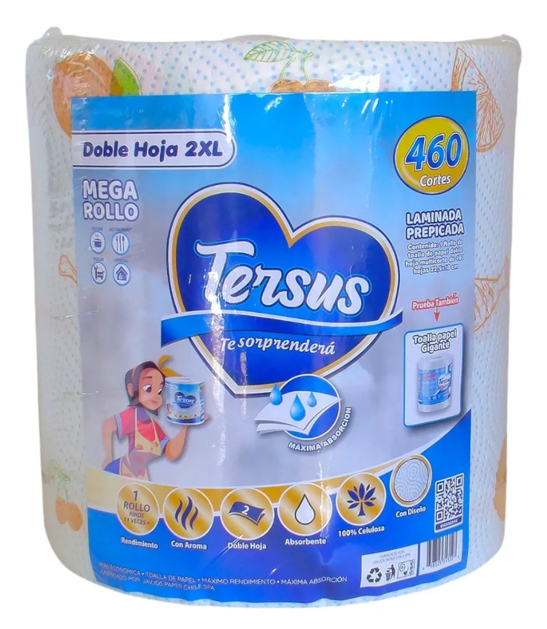 E.1.3.1. Toalla Nova Tersus MegaRollo Doble Hoja 2 XL. - Imagen 4