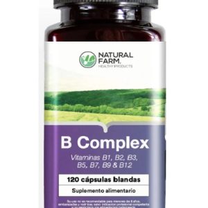 B.4.9. Vitamina B Complex 120 Cápsulas Natural Farm.