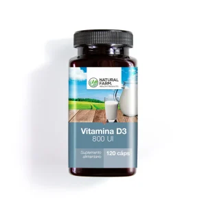 B.5.3. Vitamina D3 800 UI 120 Cápsulas Natural Farm.
