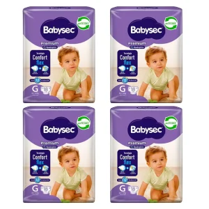 O.1.9. 72 Pañales Babysec Premium G (4 Paquetes)