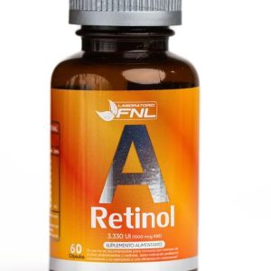B.0.1. Retinol (A) 1000 mcg 60 cápsulas. SKU: RR0489