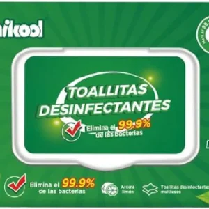 H.2.1. Toallitas desinfectantes Chikool 80 uds Limón
